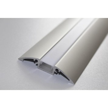 LED povrchový hliníkový profil XC28, strieborný, 56x10mm obrazok-1